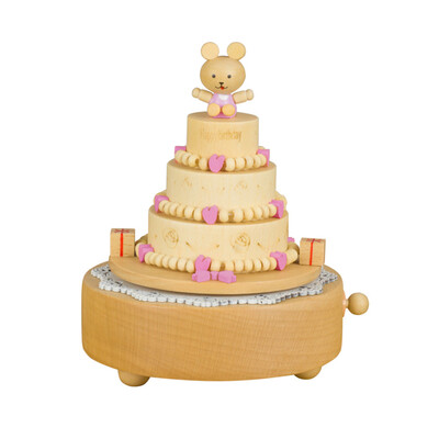 Gobestart Wood Color Cake Shape Beech Wooden Clockwork Music Box Crafts Birthday Gift
Gobestart Wood Color Cake Shape Beech Wooden Clockwork Music Box Crafts Birthday Gift