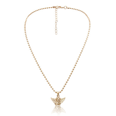 High Grade Alloy Angel Pendant Necklace beads Gold Color silver Chain Hip-hop Necklace Jewelry For women men
High Grade Alloy Angel Pendant Necklace beads Gold Color silver Chain Hip-hop Necklace Jewelry For women men