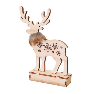 1PC Wooden Reindeer Decoration Christmas Decoration Unique Luminous Cute Festive Party Supplies
1PC Wooden Reindeer Decoration Christmas Decoration Unique Luminous Cute Festive Party Supplies