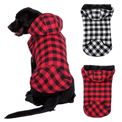 Cute lattice Warm winter Dog Jacket Large Dog Plaid Shirt Coat Hoodie Pet Winter Clothes Warm Soft for Medium Large Dog Winter
Cute lattice Warm winter Dog Jacket Large Dog Plaid Shirt Coat Hoodie Pet Winter Clothes Warm Soft for Medium Large Dog Winter