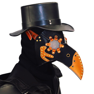 Plague Doctor Mask Beak Doctor Mask Long Nose Cosplay Fancy Mask Leather Halloween Party beak Mask Movie Theme Props
Plague Doctor Mask Beak Doctor Mask Long Nose Cosplay Fancy Mask Leather Halloween Party beak Mask Movie Theme Props