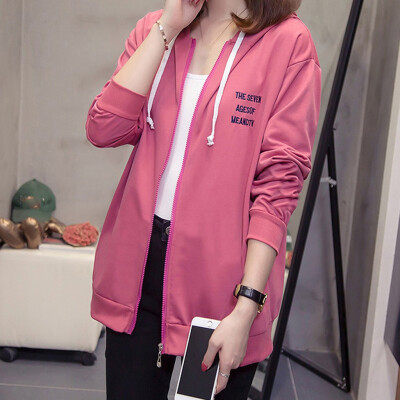 Tailored Fashion Women Cardigan Letter Printing Hooded Long Sleeve Blouse Sport Coat
Tailored Fashion Women Cardigan Letter Printing Hooded Long Sleeve Blouse Sport Coat