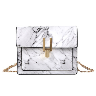 Women Marble Pattern Messenger Bags Chain Small Square Bag Lock Buckle Shoulder Bag Designer Handbags Schoudertas Dames YJP
Women Marble Pattern Messenger Bags Chain Small Square Bag Lock Buckle Shoulder Bag Designer Handbags Schoudertas Dames YJP