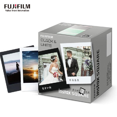 Fujifilm Instax Square Film 30 Sheets White&Black Edge Instant Film Photo Paper for Fujifilm instax SQUARE SQ20 SQ10 SQ6 Camer
Fujifilm Instax Square Film 30 Sheets White&Black Edge Instant Film Photo Paper for Fujifilm instax SQUARE SQ20 SQ10 SQ6 Camer