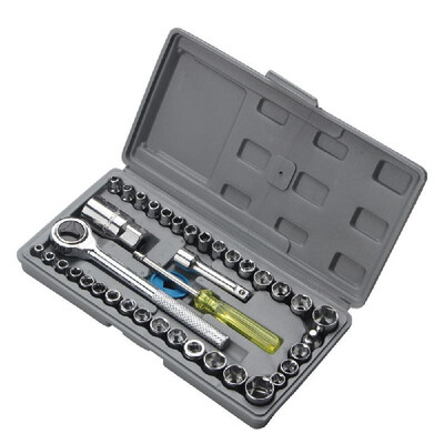 40pcs Car Automobile Motorcycle Repairing Maintenance Tool Set Wrench Socket Kit Hand Tools
40pcs Car Automobile Motorcycle Repairing Maintenance Tool Set Wrench Socket Kit Hand Tools