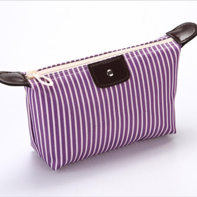 Dumpling Shape Stripes Waterproof Cosmetic Makeup Purse Wash Bag Organizer Pouch Handbag
Dumpling Shape Stripes Waterproof Cosmetic Makeup Purse Wash Bag Organizer Pouch Handbag