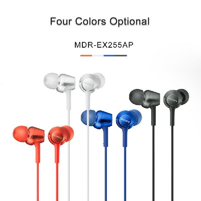 SONY MDR-EX255AP In-ear Headphones 35mm Wired Earbuds Music Earphone Smart Phone Headset Hands-free with Mic In-line Control
SONY MDR-EX255AP In-ear Headphones 35mm Wired Earbuds Music Earphone Smart Phone Headset Hands-free with Mic In-line Control