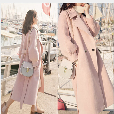 2018 winter edition of the Korean version of the long&thin lantern sleeve woollen overcoat womens long&thick woollen coat
2018 winter edition of the Korean version of the long&thin lantern sleeve woollen overcoat womens long&thick woollen coat