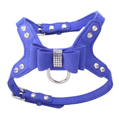 Soft Suede Leather Dog Harness Rhinestone Pet Vest Velvet & Leather Leash Collar Harnesses For Small Medium Dogs Pet Products
Soft Suede Leather Dog Harness Rhinestone Pet Vest Velvet & Leather Leash Collar Harnesses For Small Medium Dogs Pet Products