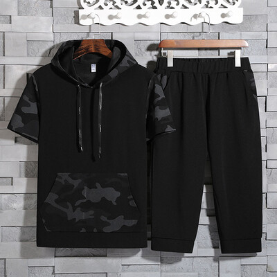 Toponeto Men Spring Short Sleeve Hooded Sweatshirt Tops Pants Sets Suit T-Shirt Tracksuit
Toponeto Men Spring Short Sleeve Hooded Sweatshirt Tops Pants Sets Suit T-Shirt Tracksuit