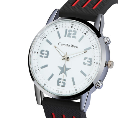 Gobestart Fashion Outdoor Sports Watch Silicone Strap Precision Scale Dial Mens Watch
Gobestart Fashion Outdoor Sports Watch Silicone Strap Precision Scale Dial Mens Watch