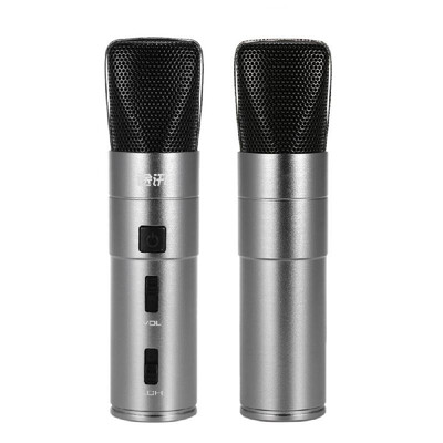 K104 Mini Karaoke Player Condenser Microphone with Mic KTV Singing Record for Smart Phones Computer Car Grey
K104 Mini Karaoke Player Condenser Microphone with Mic KTV Singing Record for Smart Phones Computer Car Grey
