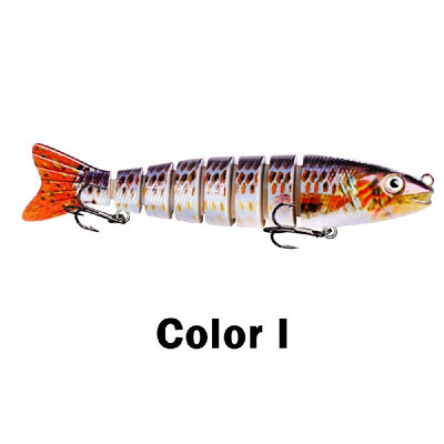 12cm 19g Fishing Lure Hard Bait 8 Segments Swimbait Crankbait Artificial Fishing Lure Bait with Treble Hooks
12cm 19g Fishing Lure Hard Bait 8 Segments Swimbait Crankbait Artificial Fishing Lure Bait with Treble Hooks
