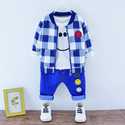 Children Boys Three-piece Zipper Shirt Navy Blue Pants Sets Fashion Casual Long Sleeve Cotton Spring Autumn
Children Boys Three-piece Zipper Shirt Navy Blue Pants Sets Fashion Casual Long Sleeve Cotton Spring Autumn