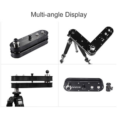 Andoer GT-V70 Portable Camera Slider with Panning&Linear Motion Extends Up to 4× Distance for GoPro Action Cameras Smartphon
Andoer GT-V70 Portable Camera Slider with Panning&Linear Motion Extends Up to 4× Distance for GoPro Action Cameras Smartphon