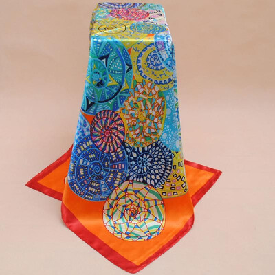 New Vintage Women Scarf Contrast Print Square Design Wraparound Thin shawl Satin Kerchief
New Vintage Women Scarf Contrast Print Square Design Wraparound Thin shawl Satin Kerchief