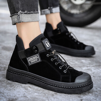 Mens shoes net red high-top shoes Korean version of the wild mens casual low to help Martin boots tide shoes
Mens shoes net red high-top shoes Korean version of the wild mens casual low to help Martin boots tide shoes