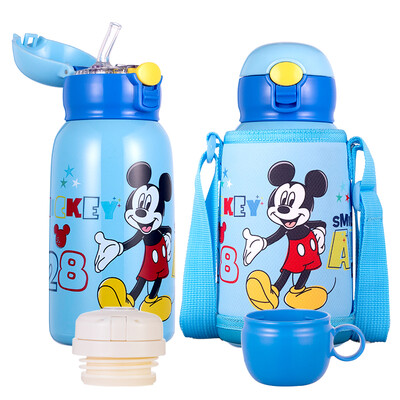 Disney baby sippy cup childrens mug men&women baby cup students outdoor portable 316 stainless steel kettle with cup cover double cover blue Mickey 550ml
Disney baby sippy cup childrens mug men&women baby cup students outdoor portable 316 stainless steel kettle with cup cover double cover blue Mickey 550ml