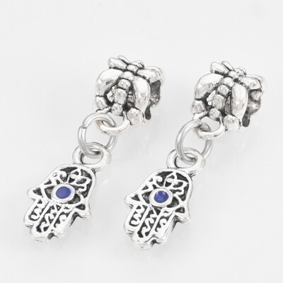 Alloy Enamel European Dangle Beads Large Hole Pendants Hamsa Hand Antique Silver 27mm Hole 45mm Hamsa Hand 15x8x15mm
Alloy Enamel European Dangle Beads Large Hole Pendants Hamsa Hand Antique Silver 27mm Hole 45mm Hamsa Hand 15x8x15mm