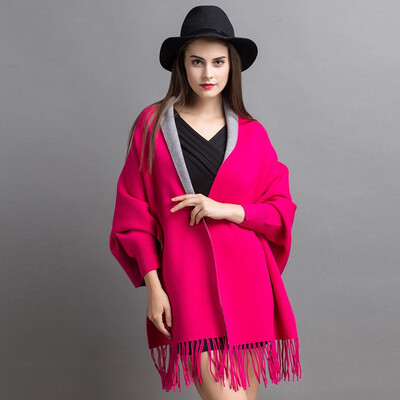 Womens autumnwinter 2018 new dress double cape shawl loose mid-length cardigan jacket womens sweater
Womens autumnwinter 2018 new dress double cape shawl loose mid-length cardigan jacket womens sweater