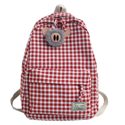 Schoolbag female ins wind Korean college students backpack junior&senior high school Mori ancient feeling girl plaid canvas ba
Schoolbag female ins wind Korean college students backpack junior&senior high school Mori ancient feeling girl plaid canvas ba