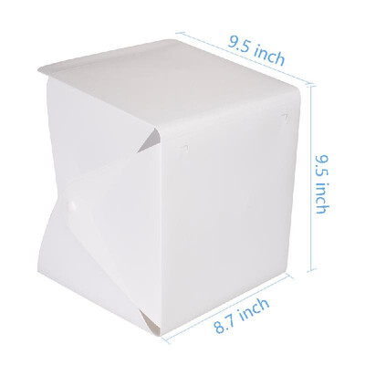 Mini Folding Lightbox Photography Photo Studio Softbox Light Soft Box Photo Background Kit Light Box for DSLR Camera LED Light
Mini Folding Lightbox Photography Photo Studio Softbox Light Soft Box Photo Background Kit Light Box for DSLR Camera LED Light