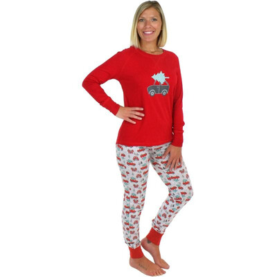 Women Christmas Pajamas Set Tree Print Long Sleeves T-shirts Pants Casual Sleepwear Tops Trousers 2 Pieces
Women Christmas Pajamas Set Tree Print Long Sleeves T-shirts Pants Casual Sleepwear Tops Trousers 2 Pieces