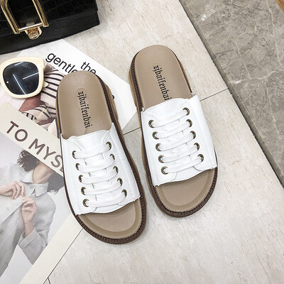 Red slippers women summer wear ins tide 2019 new muffin thick bottom fashion Joker student lace-up beach shoes
Red slippers women summer wear ins tide 2019 new muffin thick bottom fashion Joker student lace-up beach shoes