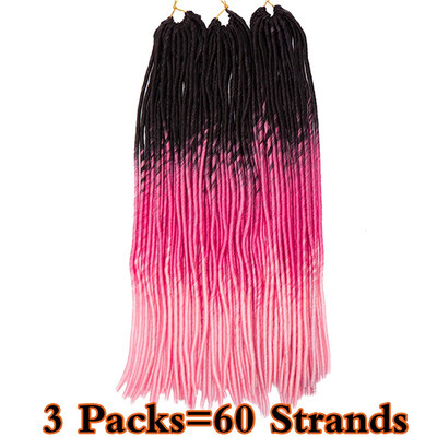 3 Packs Dreadlocks Crochet Braids Soft Faux Locs Crochet Hair Synthetic Braiding Hair Bomba Goddess Locs Crochet Hair Braids
3 Packs Dreadlocks Crochet Braids Soft Faux Locs Crochet Hair Synthetic Braiding Hair Bomba Goddess Locs Crochet Hair Braids