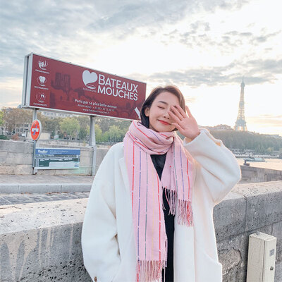 New Korean version of the wild pure color pockmark plain scarf shawl stripes imitation cashmere scarf thickening dual-use collar female
New Korean version of the wild pure color pockmark plain scarf shawl stripes imitation cashmere scarf thickening dual-use collar female