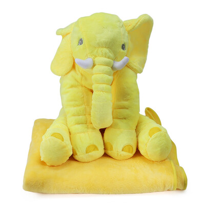 Stuffed Lovely Simulation Giant Elephant Plush Doll Toy Pillow with Blanket Birthday Christmas Present
Stuffed Lovely Simulation Giant Elephant Plush Doll Toy Pillow with Blanket Birthday Christmas Present