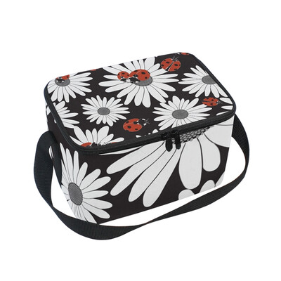 ALAZA Lunch Box Chamomile And Ladybirds Insulated Lunch Bag Large Cooler Tote Bagfor Men Women
ALAZA Lunch Box Chamomile And Ladybirds Insulated Lunch Bag Large Cooler Tote Bagfor Men Women