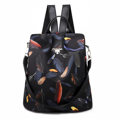Cross-border travel backpack female 2019 new Korean version of the feather tide fashion wild Oxford cloth backpack female bag blac
Cross-border travel backpack female 2019 new Korean version of the feather tide fashion wild Oxford cloth backpack female bag blac