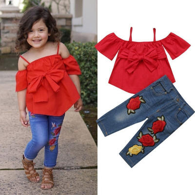 Canis Kids Baby Girl Outfit Suspender Skirt T-shirt TopsFloral Pants Jeans Clothes
Canis Kids Baby Girl Outfit Suspender Skirt T-shirt TopsFloral Pants Jeans Clothes