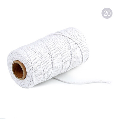 Toponeto 100m Long100Yard Pure Cotton Twisted Cord Rope Crafts Macrame Artisan String
Toponeto 100m Long100Yard Pure Cotton Twisted Cord Rope Crafts Macrame Artisan String