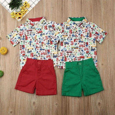 2019 Newest Toddler Kids Boy Short Multi-color Shirts Outfits Cartoon Little Cars Print Tops Shorts Pants Clothes 2 Pieces 1
2019 Newest Toddler Kids Boy Short Multi-color Shirts Outfits Cartoon Little Cars Print Tops Shorts Pants Clothes 2 Pieces 1