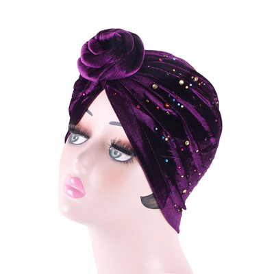 6 Colors Muslim Women Knotted Turban Hat Ladies Cancer Chemo Cap For Hair Accessories Head Scarf
6 Colors Muslim Women Knotted Turban Hat Ladies Cancer Chemo Cap For Hair Accessories Head Scarf