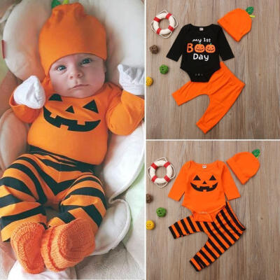 3PCS Halloween Baby Boy Girl Clothes Jumpsuit Romper Bodysuit Pants Hat Outfit Set
3PCS Halloween Baby Boy Girl Clothes Jumpsuit Romper Bodysuit Pants Hat Outfit Set