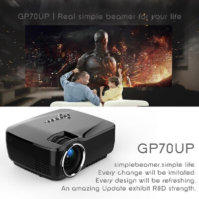 GP70UP LED Projector Android Wi-Fi Bluetooth Projector Smart TV Box 800LM 800 480 Resolution Multimedia Player for Home Theater
GP70UP LED Projector Android Wi-Fi Bluetooth Projector Smart TV Box 800LM 800 480 Resolution Multimedia Player for Home Theater