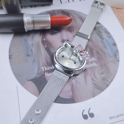Hello kitty kt cat head kitty cat diamond child cartoon steel belt watch cute girl cartoon watch Rose
Hello kitty kt cat head kitty cat diamond child cartoon steel belt watch cute girl cartoon watch Rose