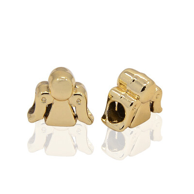 Nickel Free & Lead Free Unfading Golden Plated Alloy European Beads Large Hole Angel Beads 11x13x75mm Hole 4mm
Nickel Free & Lead Free Unfading Golden Plated Alloy European Beads Large Hole Angel Beads 11x13x75mm Hole 4mm