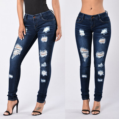 Tailored Fashion Womens Button Zipper Pocket Hole Pants Slim Skinny Denim Casual Jeans
Tailored Fashion Womens Button Zipper Pocket Hole Pants Slim Skinny Denim Casual Jeans