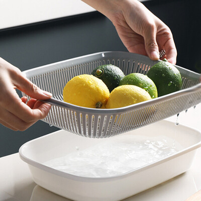 Toponeto Square Drain Sealed Box Ginger Garlic Onion Food Container Refrigerator Storage
Toponeto Square Drain Sealed Box Ginger Garlic Onion Food Container Refrigerator Storage
