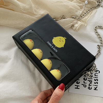 2019 new small bag girl lovely cartoon transparent oblique satchel super hot Korean version of the student chain single shoulde
2019 new small bag girl lovely cartoon transparent oblique satchel super hot Korean version of the student chain single shoulde