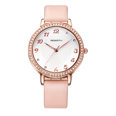 REBIRTH Li Pofu high quality movement large dial quartz waterproof belt watch female strap with diamond
REBIRTH Li Pofu high quality movement large dial quartz waterproof belt watch female strap with diamond