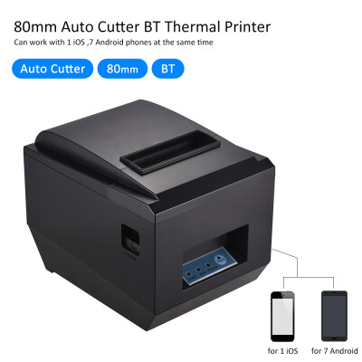 80mm BT Thermal Receipt Kitchen Printer Auto Cutter Compatible with ESCPOS Commands USB Port High Speed Clear Printing for iOS
80mm BT Thermal Receipt Kitchen Printer Auto Cutter Compatible with ESCPOS Commands USB Port High Speed Clear Printing for iOS