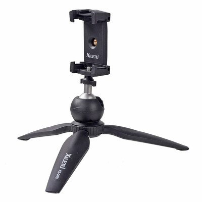 Mini Tripod Table Top Stand&Phone Mount Compact Travel Ready Compatible with Gopro Smartphones iPhone Samsung Cameras DSLRs
Mini Tripod Table Top Stand&Phone Mount Compact Travel Ready Compatible with Gopro Smartphones iPhone Samsung Cameras DSLRs