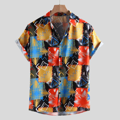 Toponeto Mens Loose Multi Color Lump Chest Short Sleeve Turn-down Collar Round Hem Shirts
Toponeto Mens Loose Multi Color Lump Chest Short Sleeve Turn-down Collar Round Hem Shirts