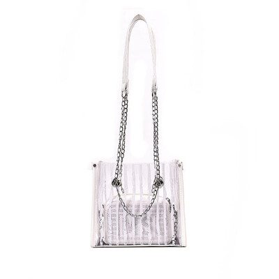 Tailored Fashion Transparent Jelly Package 2019 Summer New Woman Simple Shoulder Bag
Tailored Fashion Transparent Jelly Package 2019 Summer New Woman Simple Shoulder Bag