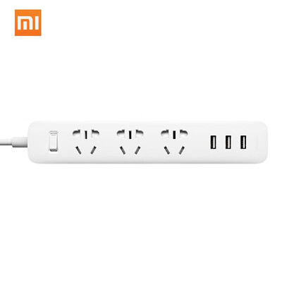 Xiaomi Mi Smart Power Socket Portable Strip Plug Adapter Fast Charging 3 USB Extension Socket Plug 3 Standard Socket Multifunction
Xiaomi Mi Smart Power Socket Portable Strip Plug Adapter Fast Charging 3 USB Extension Socket Plug 3 Standard Socket Multifunction